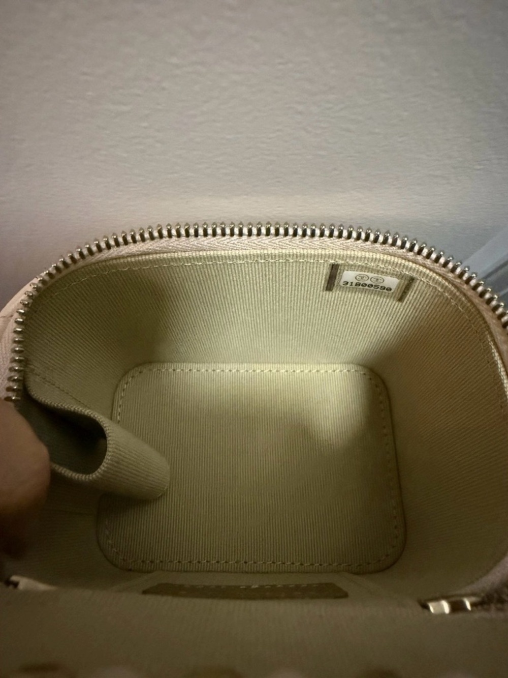 Chanel Small Vanity with Gold Chain - Picture 7 of 7
